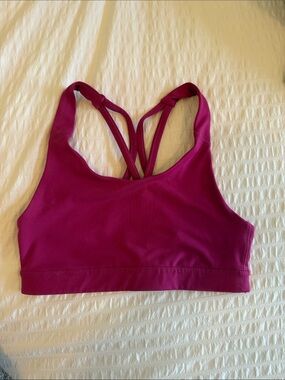 Old Navy Fuchsia Strappy Crossback Sports Bra